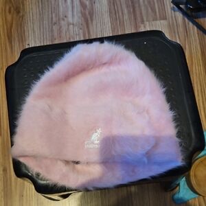 Kangol Soft Pink Faux Fur Hat